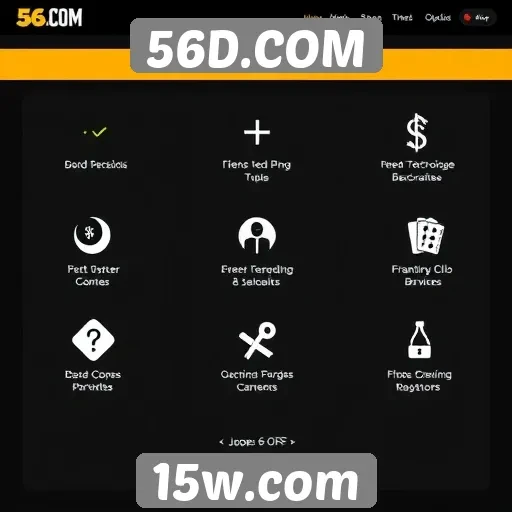 Análise das funcionalidades do site 56D.COM